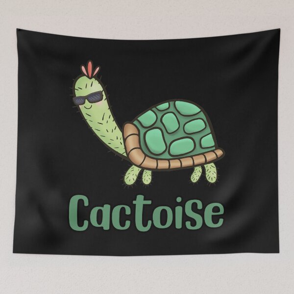 Item preview, Cute Cactoise Cactus Tortoise designed and sold by HappyLifeCreate.