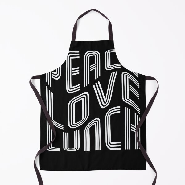 Item preview, Peace Love Lunch Lady designed and sold by NabShirts ⭐⭐⭐⭐⭐.
