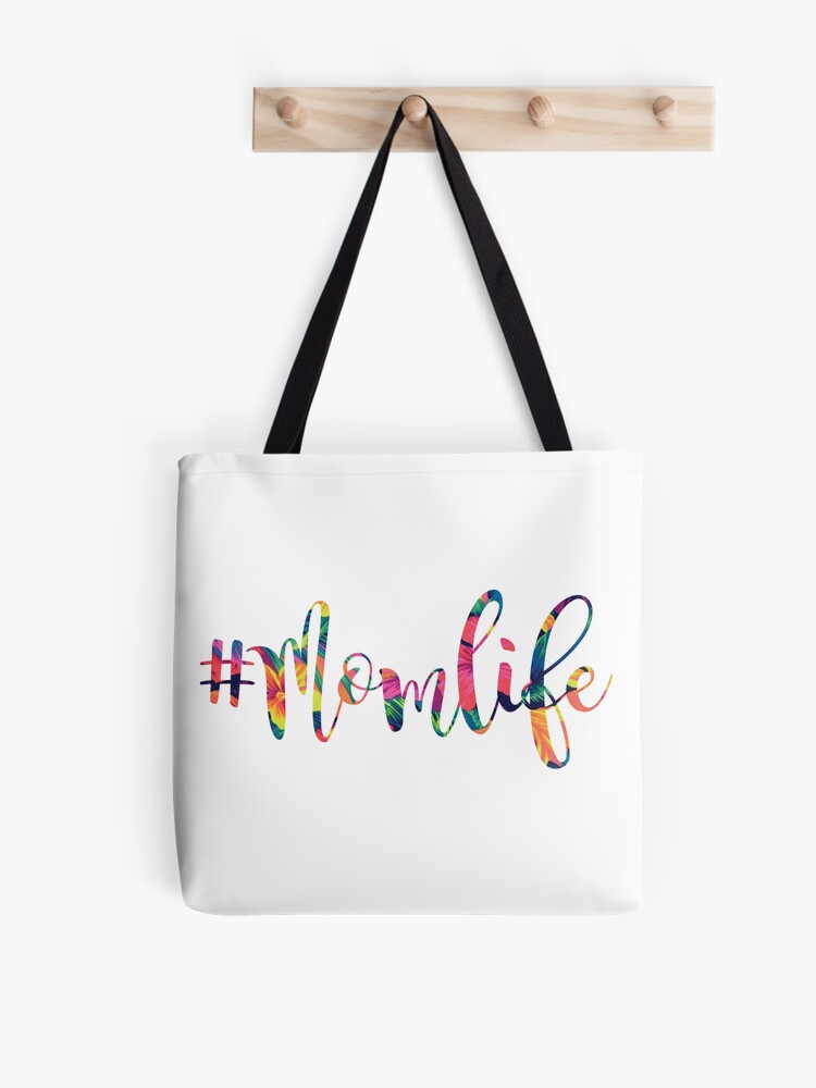 Hashtag Mom Life Tote Bag