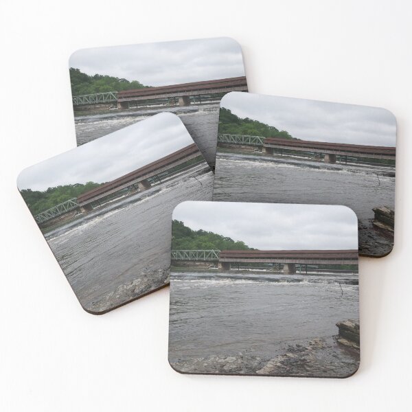 Item preview, Covered Bridge Over River designed and sold by laurenodegard.