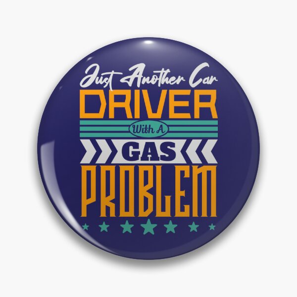 Item preview, Just Another Car Driver With A Gas Problem (Dark Blue-Magenta Colour Accessories) designed and sold by TextAndVectors.