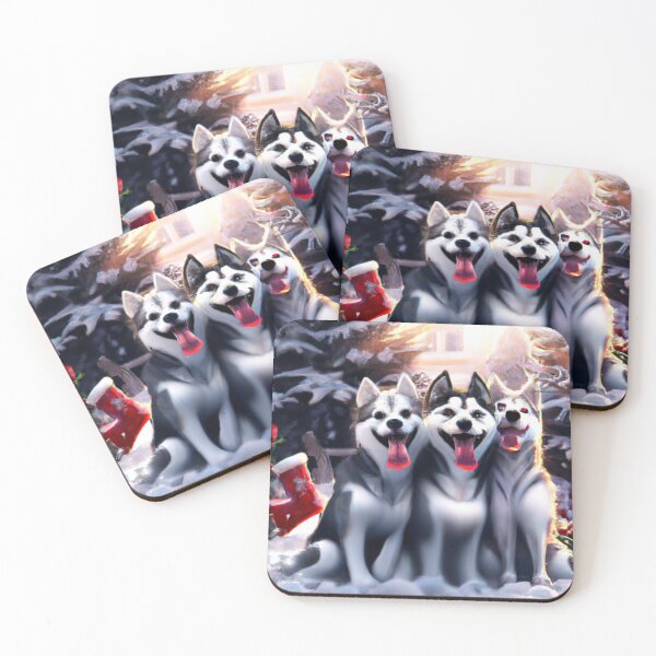 Item preview, christmas dogs designed and sold by elevatedPrints.