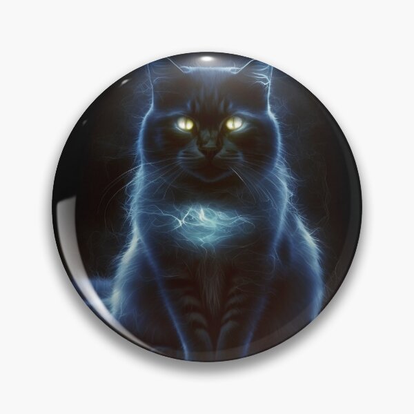 Artikelvorschau, Schwarze Spectral Patronus Katze entworfen und verkauft von NicolaYilmaz.
