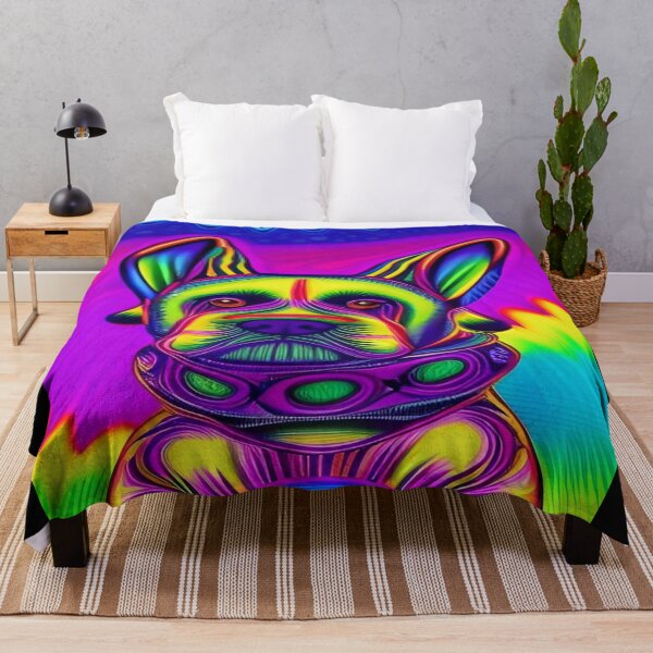 Item preview, Rainbow Doggy Abstraction Pets Dog Puppy Love Spectacular Doglove designed and sold by ValleyDream.