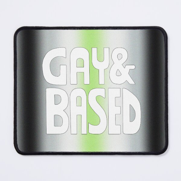 Item preview, Gay & Based Agender Pride Colorway designed and sold by Soaked-N-Bleach.