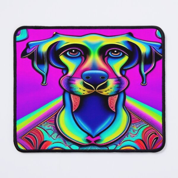 Item preview, Rainbow Doggy Abstraction Pets Dog Puppy Love Spectacular Doglove designed and sold by ValleyDream.