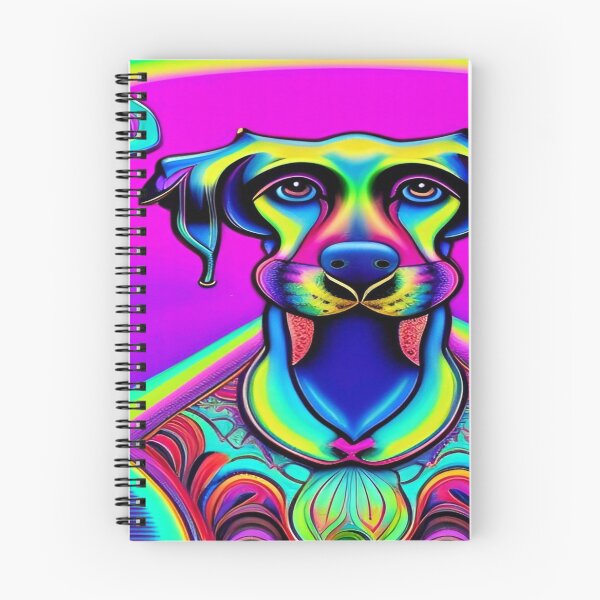 Item preview, Rainbow Doggy Abstraction Pets Dog Puppy Love Spectacular Doglove designed and sold by ValleyDream.