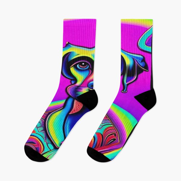 Item preview, Rainbow Doggy Abstraction Pets Dog Puppy Love Spectacular Doglove designed and sold by ValleyDream.
