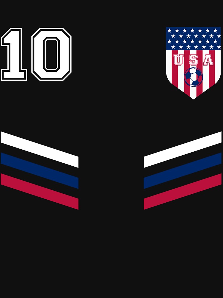 USA Jersey Soccer, Retro 10 American Football USA Soccer Essential T-Shirt  for Sale by Kriter Hamza