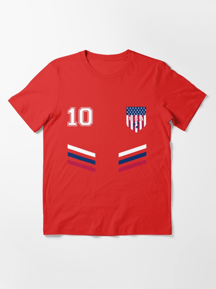 USA Jersey Soccer, Retro 10 American Football USA Soccer Essential T-Shirt  for Sale by Kriter Hamza