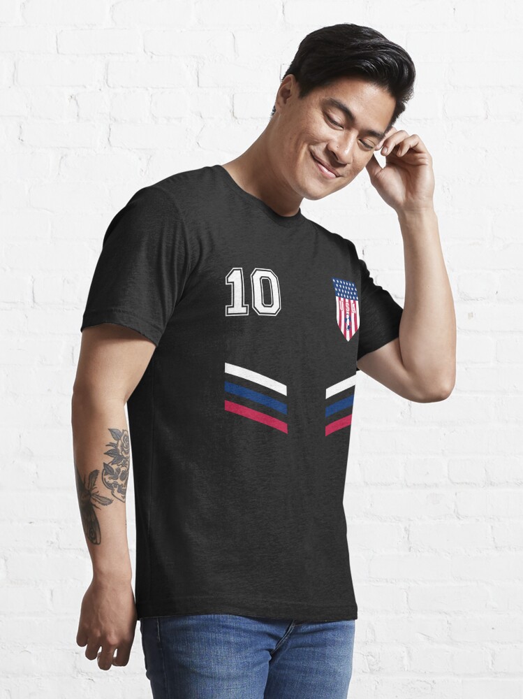 USA Jersey Soccer, Retro 10 American Football USA Soccer Essential T-Shirt  for Sale by Kriter Hamza