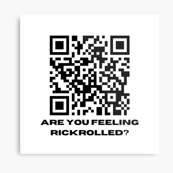 Rickroll Spotify code Sticker for Sale by anjalichurcher