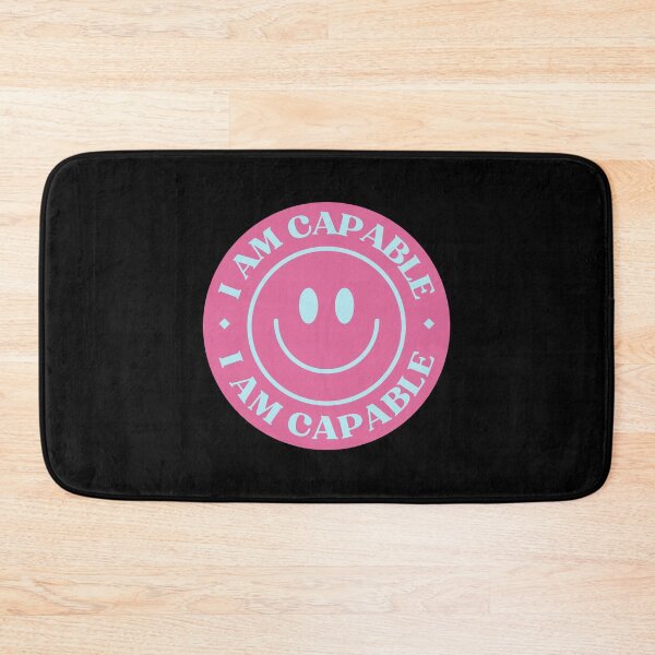 Item preview, I Am Capable Smiley Face designed and sold by NinniShop.