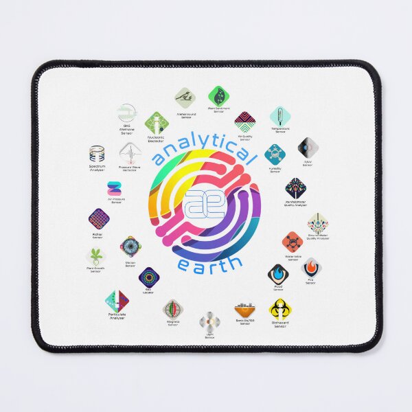 Item preview, Analytical Earth logo Sensor Web Help me achieve a sustainable poverty free future for earth designed and sold by SpArtk.