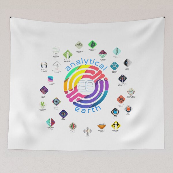 Item preview, Analytical Earth logo Sensor Web Help me achieve a sustainable poverty free future for earth designed and sold by SpArtk.