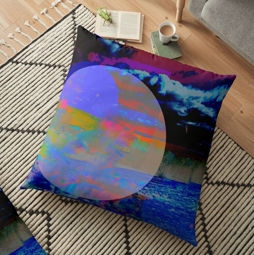 Sky 3 Floor Pillow