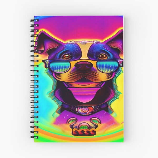 Item preview, Rainbow Doggy Abstraction Pets Dog Puppy Love Spectacular Doglove designed and sold by ValleyDream.