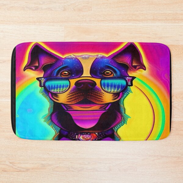 Item preview, Rainbow Doggy Abstraction Pets Dog Puppy Love Spectacular Doglove designed and sold by ValleyDream.