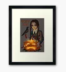 Wednesday Addams - Homicide Framed Print