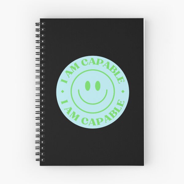 Item preview, I Am Capable Smiley Face designed and sold by NinniShop.