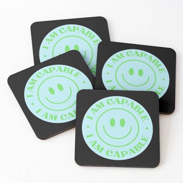 Item preview, I Am Capable Smiley Face designed and sold by NinniShop.