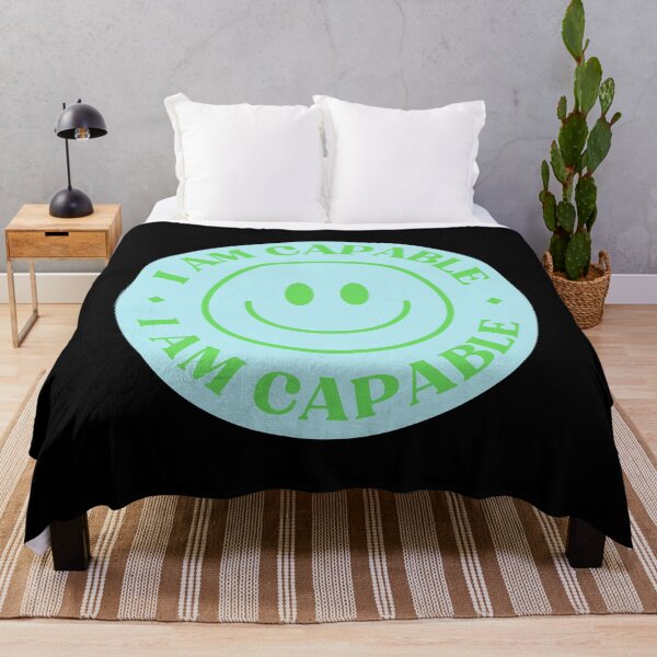 Item preview, I Am Capable Smiley Face designed and sold by NinniShop.