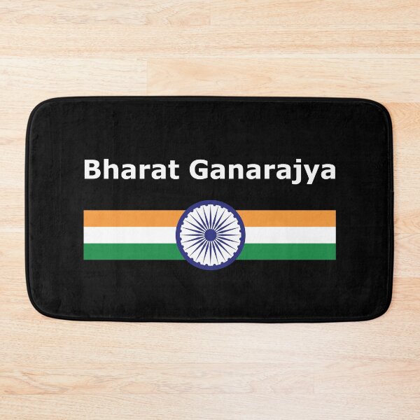 Item preview, Bharat Ganarajya - flag and coat of arms designed and sold by Mohja-Design.