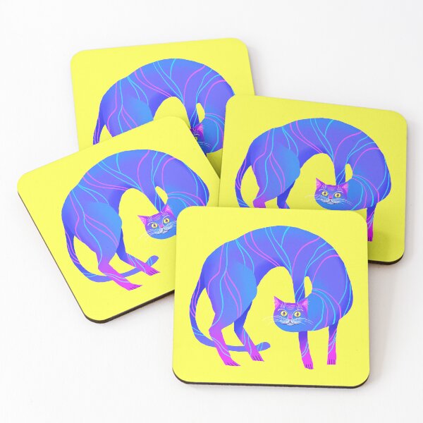 Item preview, Psychedelic Crypto Cat designed and sold by TosikArt.