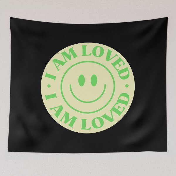 Item preview, I Am Loved Smiley Face designed and sold by NinniShop.