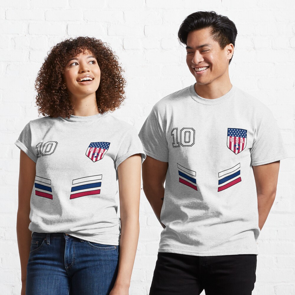 USA Jersey Soccer, Retro 10 American Football USA Soccer Essential T-Shirt  for Sale by Kriter Hamza