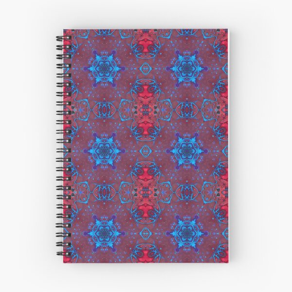 Item preview, 43182 - Maroon and Blue Trippy Snowflake Design designed and sold by 44scarab.