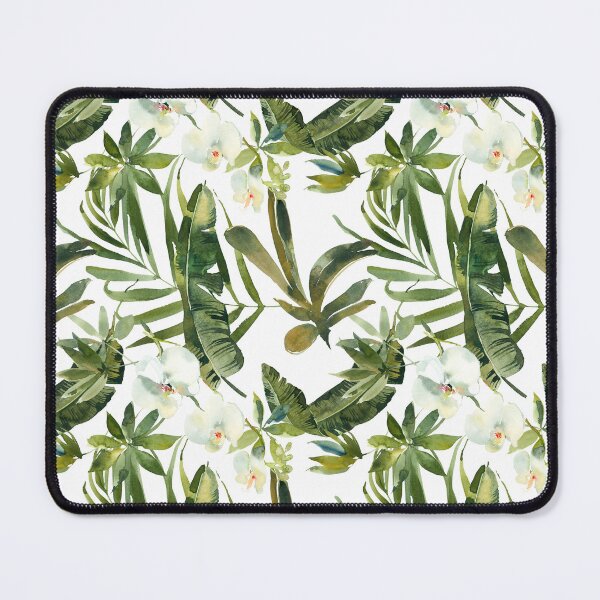 Item preview, White Orchid Flower Pattern designed and sold by WildAliceArt.