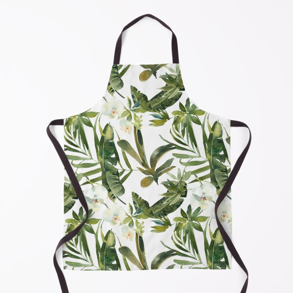 Item preview, White Orchid Flower Pattern designed and sold by WildAliceArt.