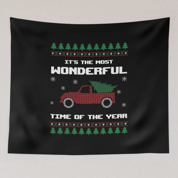 Item preview, It's the Most Wonderful Time of the Year Green and Red Ugly Christmas Sweather designed and sold by RepublicOfFire.