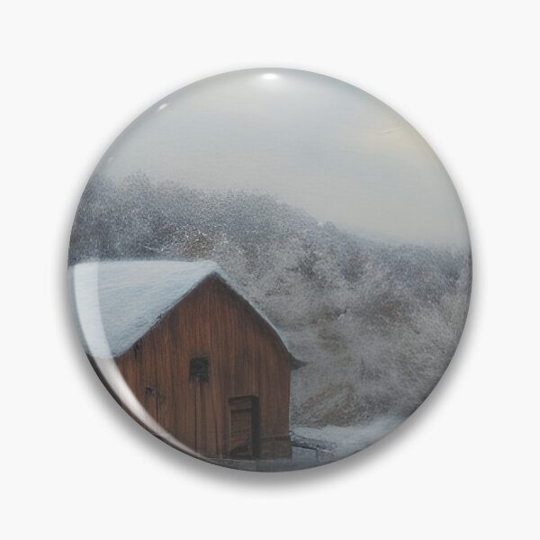Item preview, Rustic Winter Morning Landscape Pastel Painting designed and sold by DigitalMandy.