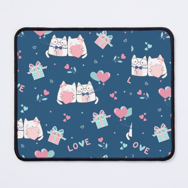Item preview, Anime cute cat couple Colorful pattern design. Rabbits iPhone or Samsung Phone Case Cover designed and sold by RoManSmArt.