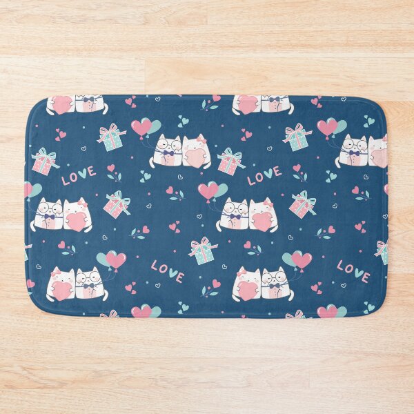 Item preview, Anime cute cat couple Colorful  pattern design. Rabbits iPhone or Samsung Phone Case Cover designed and sold by RoManSmArt.