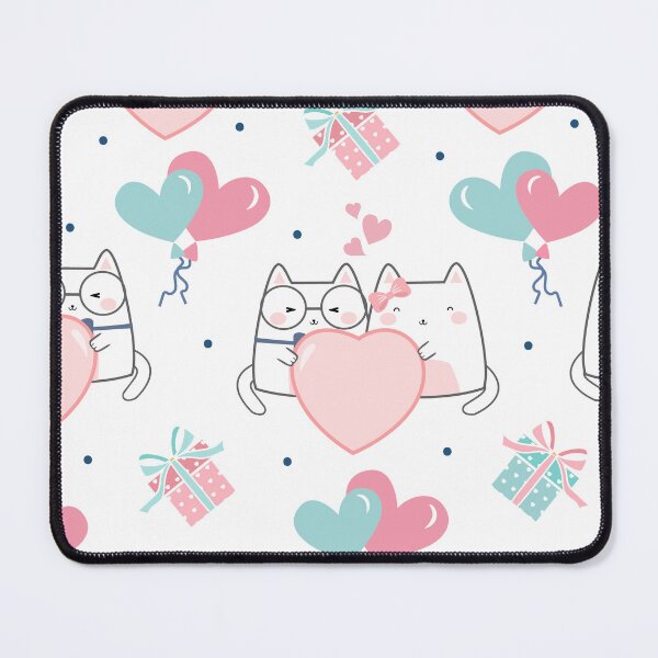 Item preview, Anime cute cat couple Colorful  pattern design. Rabbits iPhone or Samsung Phone Case Cover designed and sold by RoManSmArt.