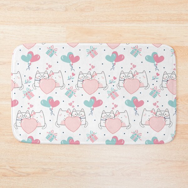 Item preview, Anime cute cat couple Colorful  pattern design. Rabbits iPhone or Samsung Phone Case Cover designed and sold by RoManSmArt.
