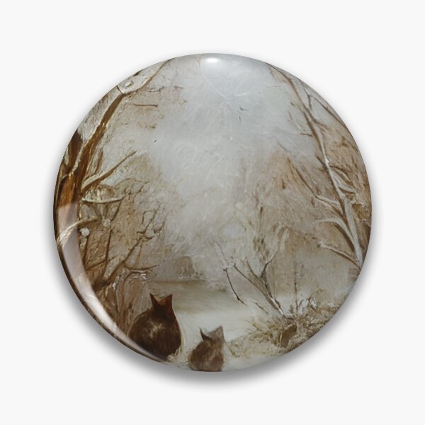 Item preview, Rustic Winter Morning Landscape Pastel Painting designed and sold by DigitalMandy.