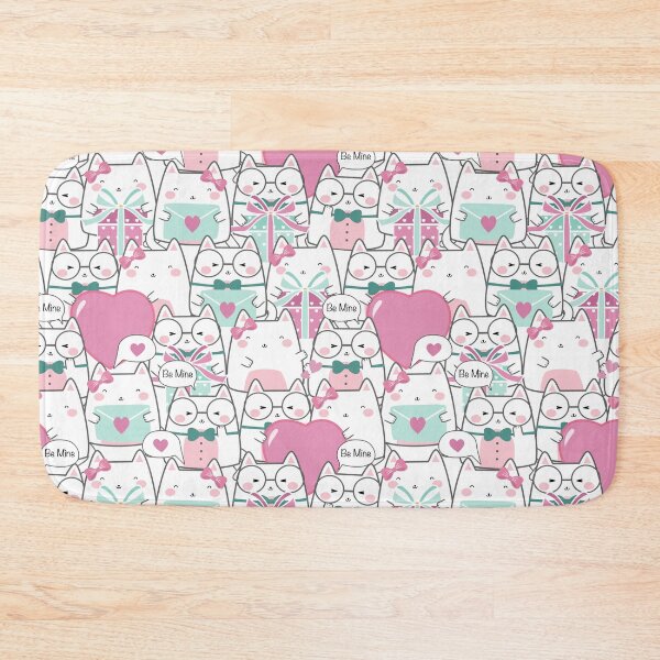 Item preview, Anime cute cat couple Colorful  pattern design. Rabbits iPhone or Samsung Phone Case Cover designed and sold by RoManSmArt.