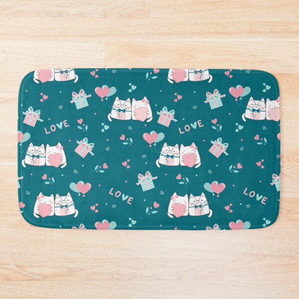 Item preview, Сute Anime cat couple Colorful  pattern design. Rabbits iPhone or Samsung Phone Case Cover designed and sold by RoManSmArt.