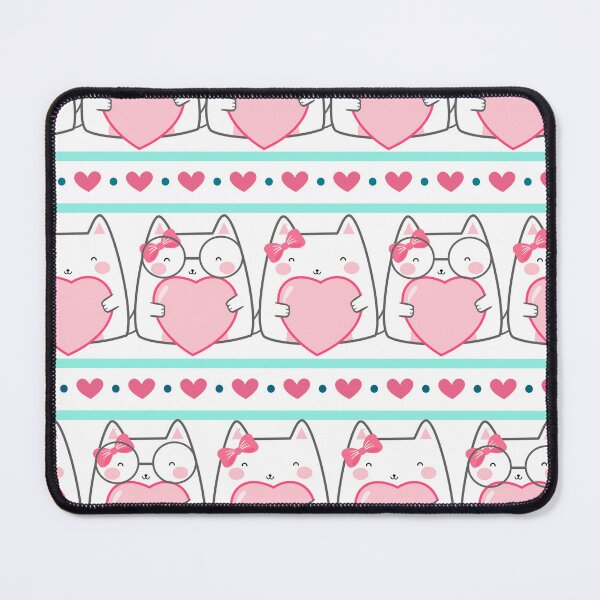 Item preview, Сute Pink Anime cat couple Colorful  pattern design. Rabbits iPhone or Samsung Phone Case Cover designed and sold by RoManSmArt.
