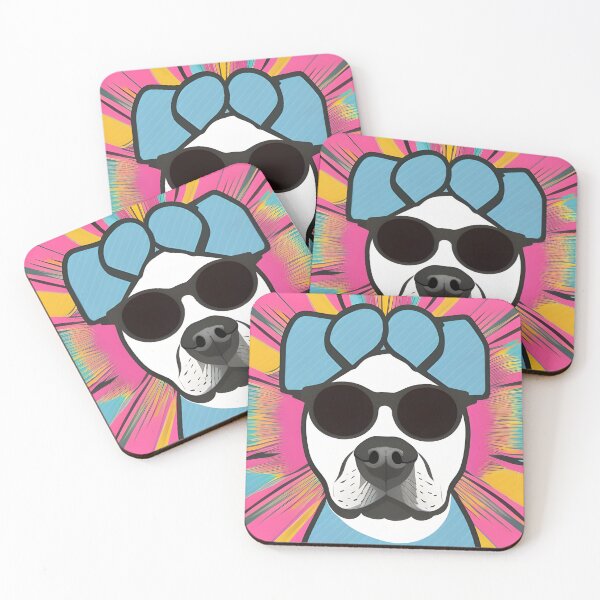 Item preview, Retro Sunset Pitbull designed and sold by Sapphire07.