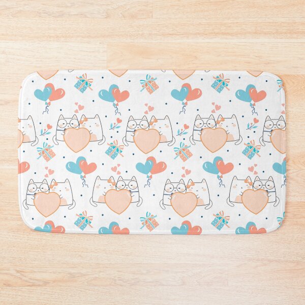 Item preview, Сute Anime cat couple Colorful  pattern design. Rabbits iPhone or Samsung Phone Case Cover designed and sold by RoManSmArt.