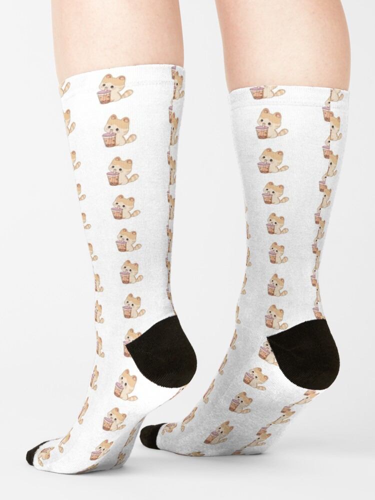 Discover Chat Boba Chaussettes