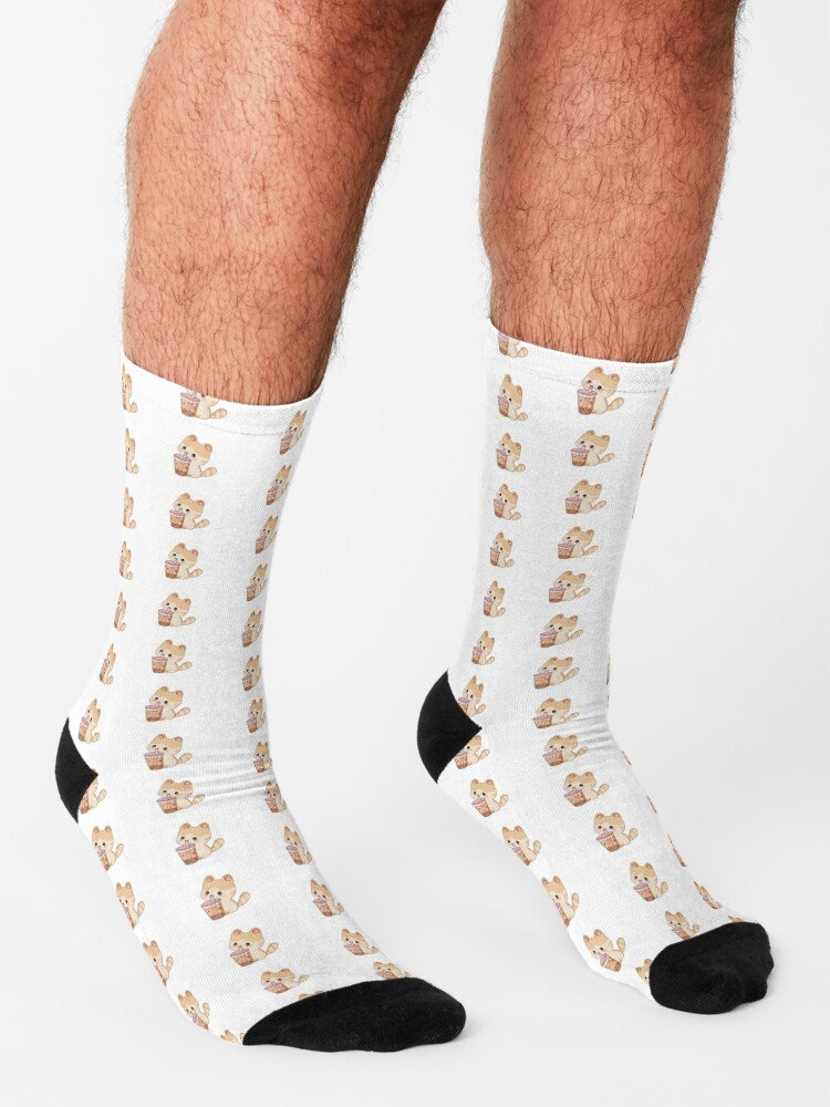 Discover Chat Boba Chaussettes