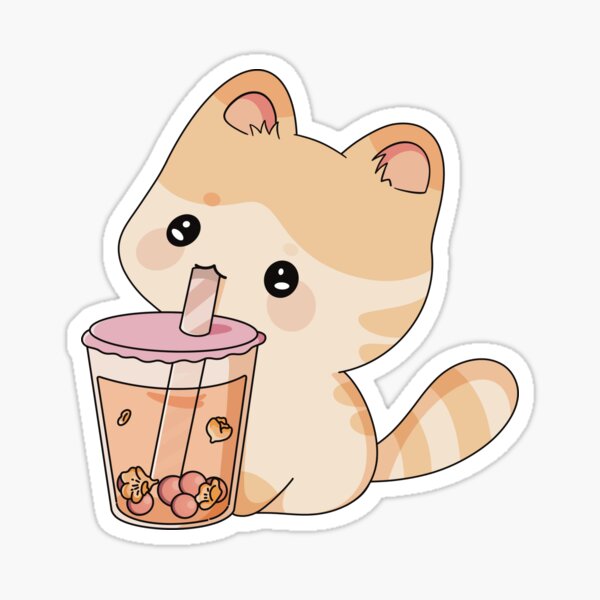 Item preview, Boba Cat designed and sold by DadHatCat.