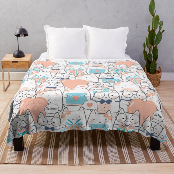 Item preview, Сute Anime cat couple Colorful  pattern design. Rabbits iPhone or Samsung Phone Case Cover designed and sold by RoManSmArt.