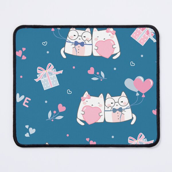 Item preview, Сute Anime cat couple Colorful  pattern design. Rabbits iPhone or Samsung Phone Case Cover designed and sold by RoManSmArt.